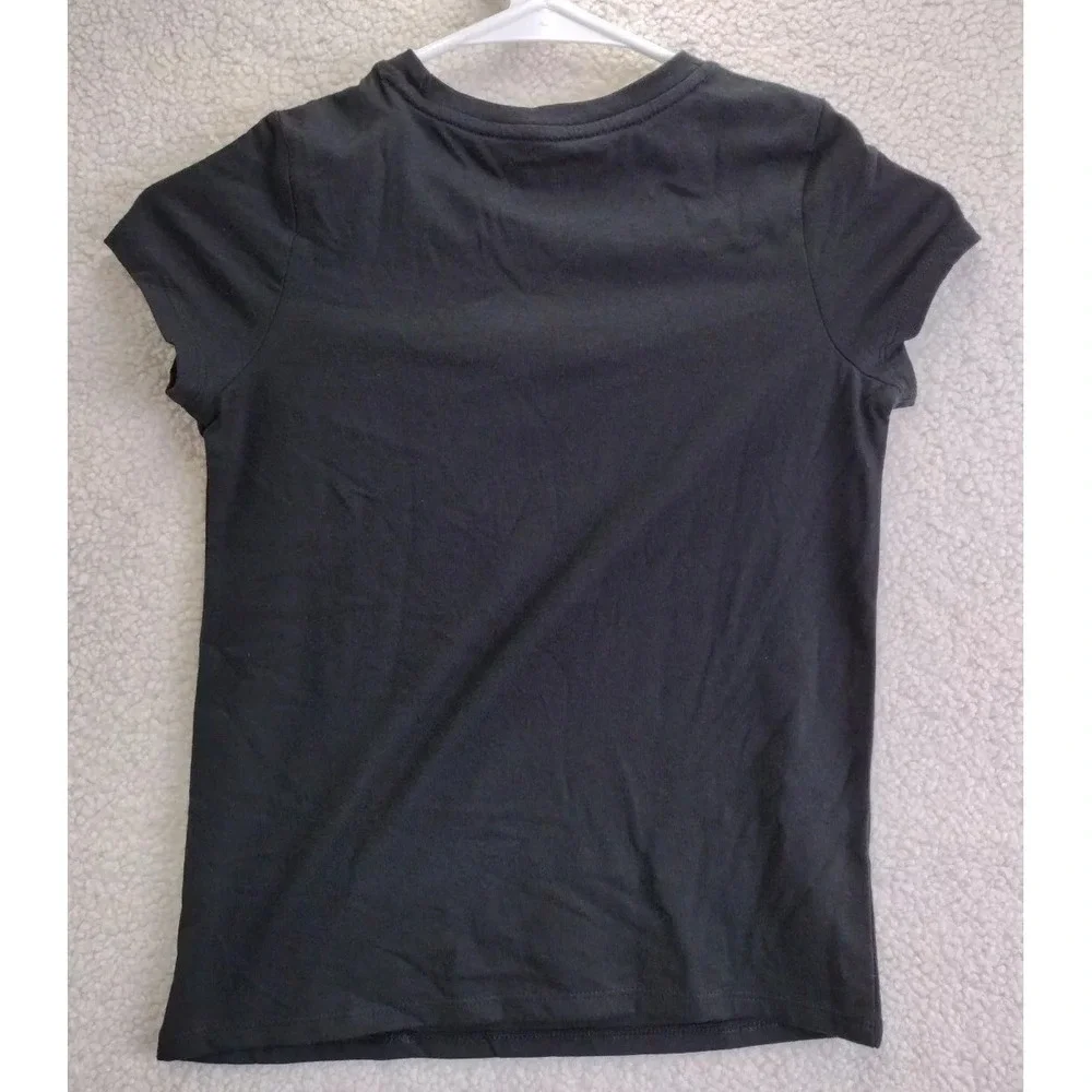 Cat‎ and Jack Kids Black Short Sleeve Crew Neck T Shirt Size S 6